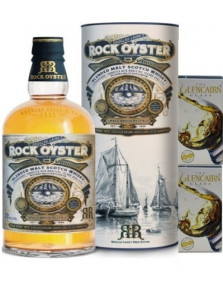 Rock Oyster Islay Blended Malt 70 cl | Pahare Cristal Glencairn 2 X 175 ml | Cadou Whisky & Accesorii